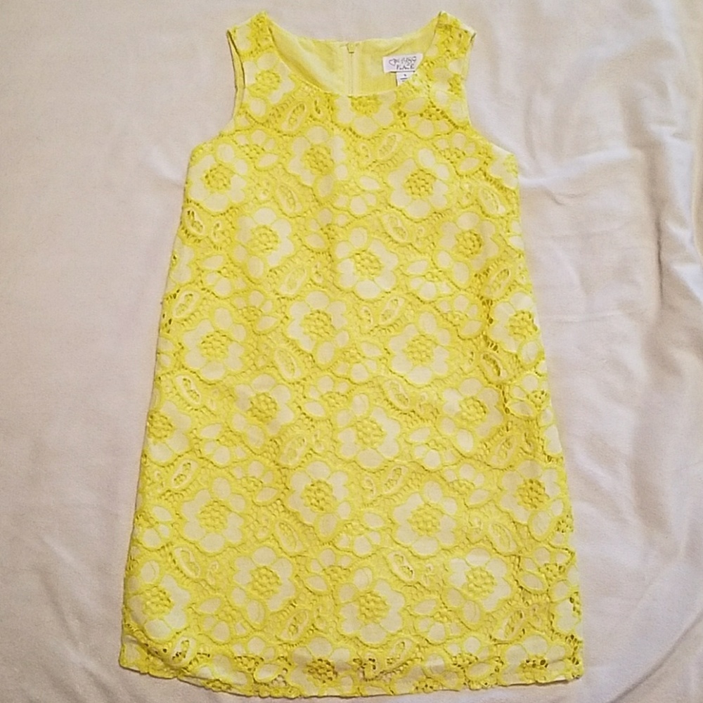 Girl's size 5 lace overlay dress